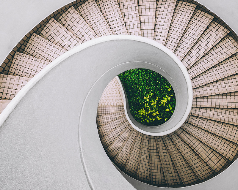 Spiral Staircase spinning for anxiety - therapy for anxiety in NY