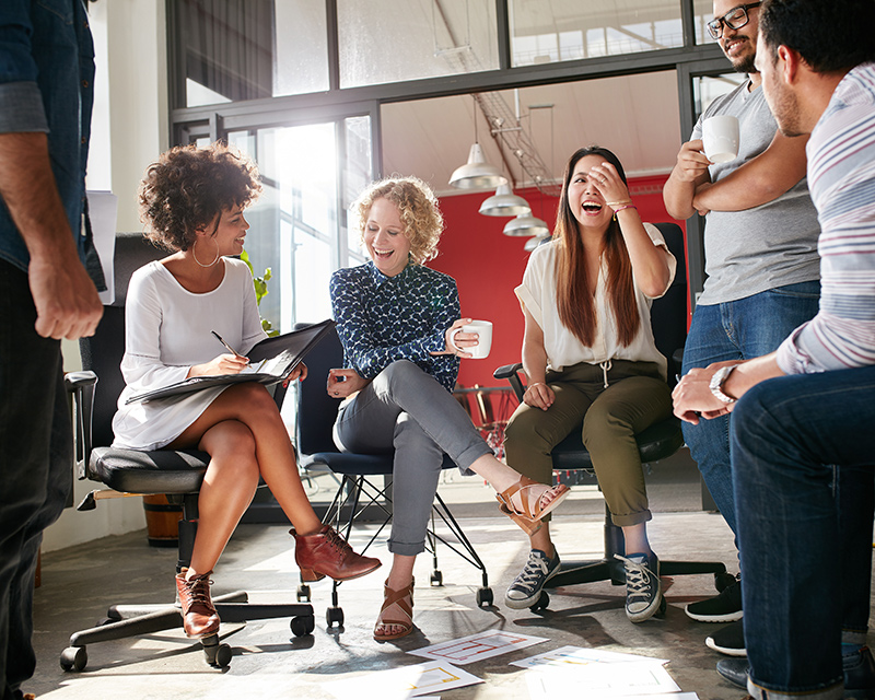 Group of young professionals in NY gathering - Therapy for Young Professionals in NY